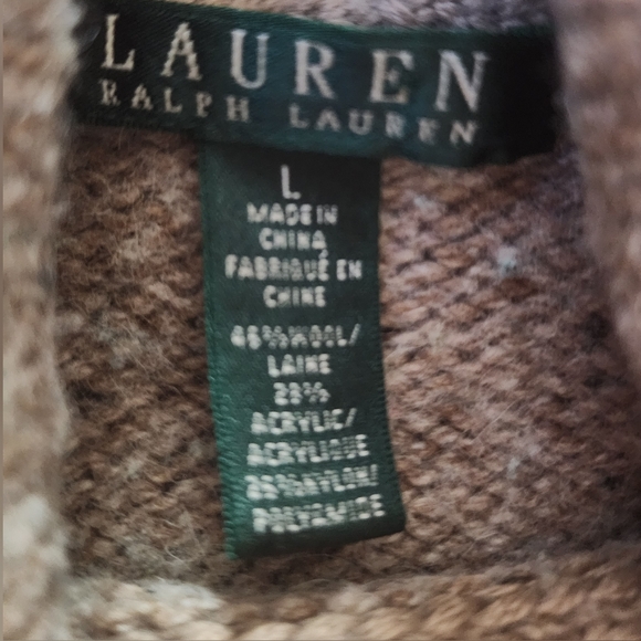 Lauren Ralph Lauren Knit wool blend dress size L. - Picture 3 of 5